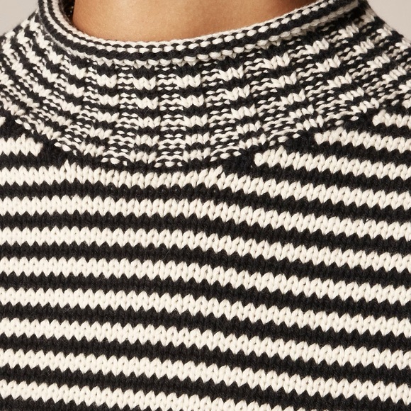 NWOT JCrew 2025 Rollneck™ sweater in stripe - Picture 8 of 9